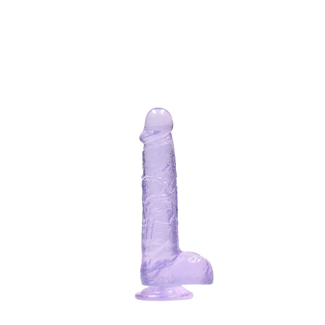 DILDO REALISTA COM TESTÍCULOS CRYSTAL CLEAR 6 /15 CM ROXO REALROCK 3 DILDO REALISTA COM TESTÍCULOS CRYSTAL CLEAR 6 /15 CM ROXO REALROCK - Image 3