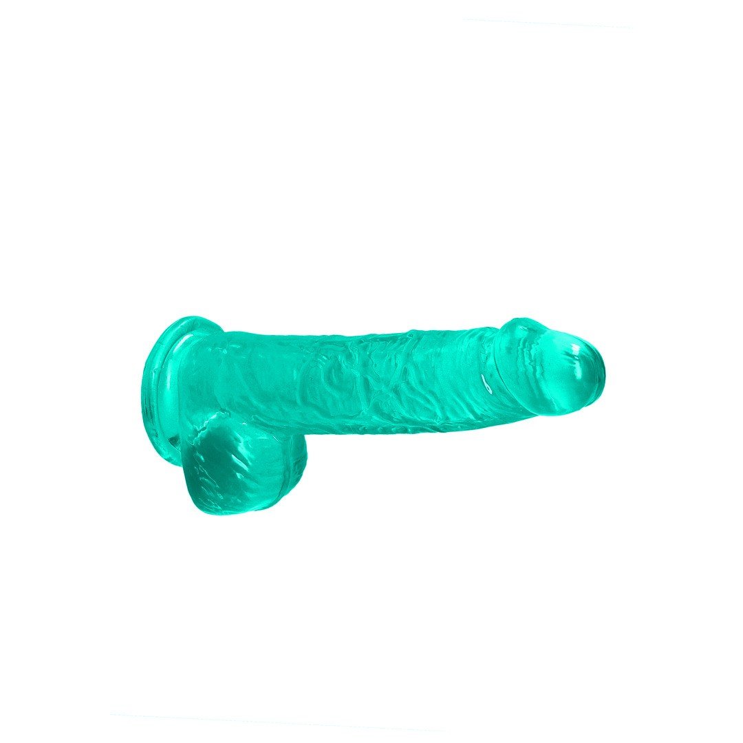 DILDO REALISTA COM TESTÍCULOS CRYSTAL CLEAR 6 /15 CM VERDE REALROCK 3 DILDO REALISTA COM TESTÍCULOS CRYSTAL CLEAR 6 /15 CM VERDE REALROCK - Image 3