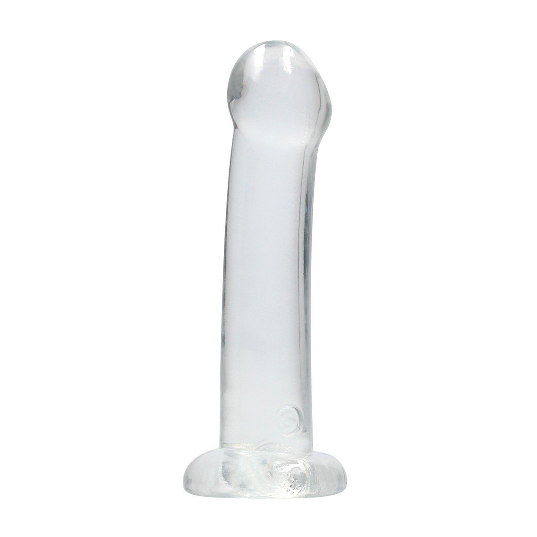 DILDO NON-REALISTIC CRYSTAL CLEAR 7 /17 CM TRANSPARENTE REALROCK 3 DILDO NON-REALISTIC CRYSTAL CLEAR 7 /17 CM TRANSPARENTE REALROCK - Image 3