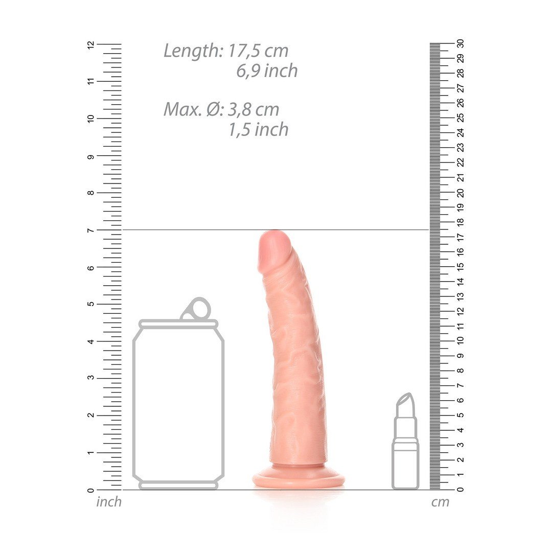 DILDO SLIM REALISTIC 6 /15,5 CM FLESH REALROCK 6 DILDO SLIM REALISTIC 6 /15,5 CM FLESH REALROCK - Image 6