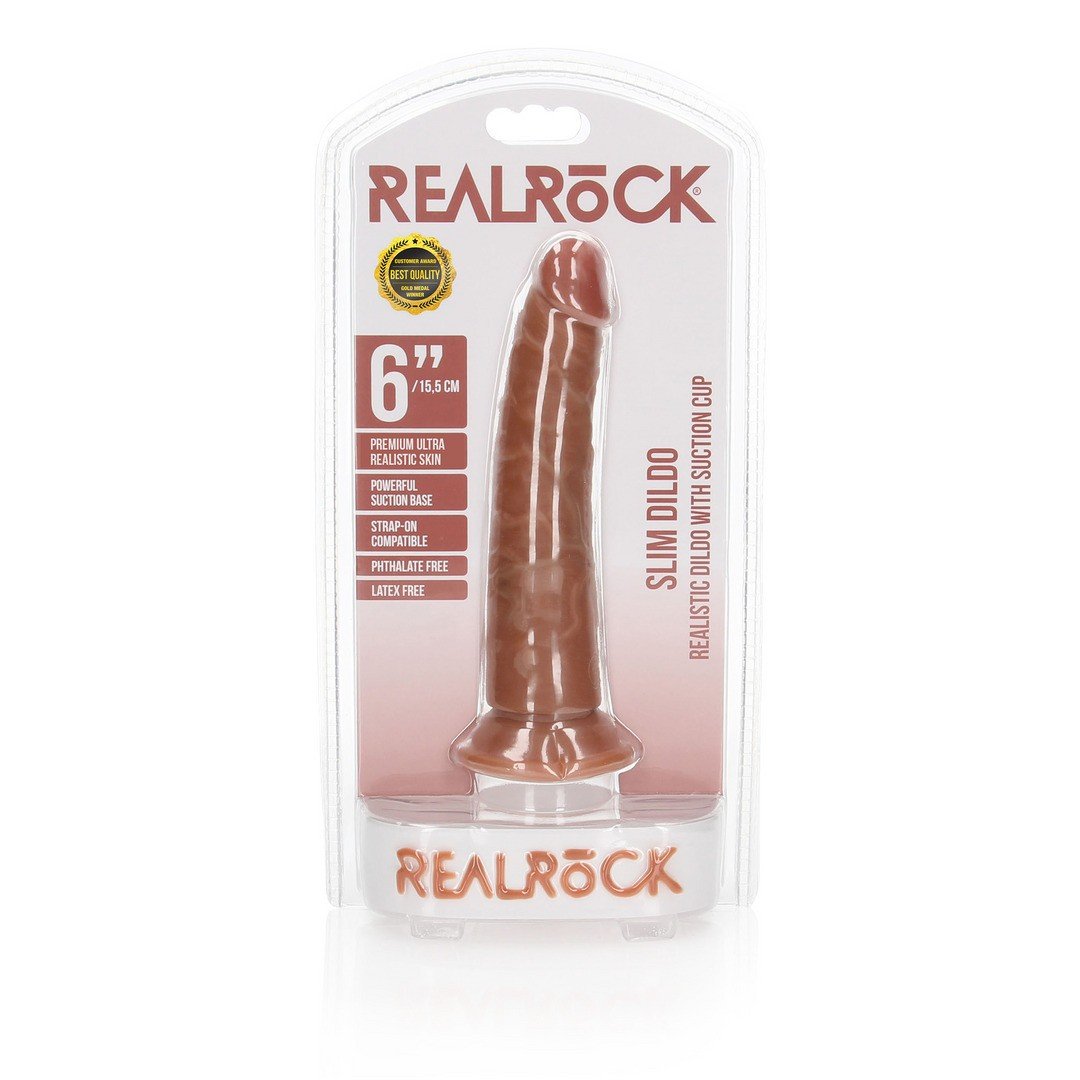 DILDO SLIM REALISTIC 6 /15,5 CM REALROCK