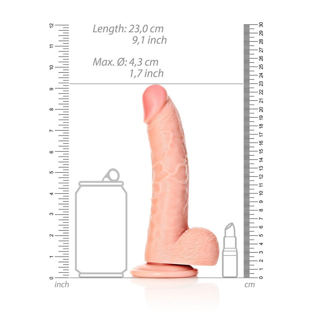 DILDO REALISTA COM TESTÍCULOS CURVED 8 /20,5 CM FLESH REALROCK 6 DILDO REALISTA COM TESTÍCULOS CURVED 8 /20,5 CM FLESH REALROCK - Image 6