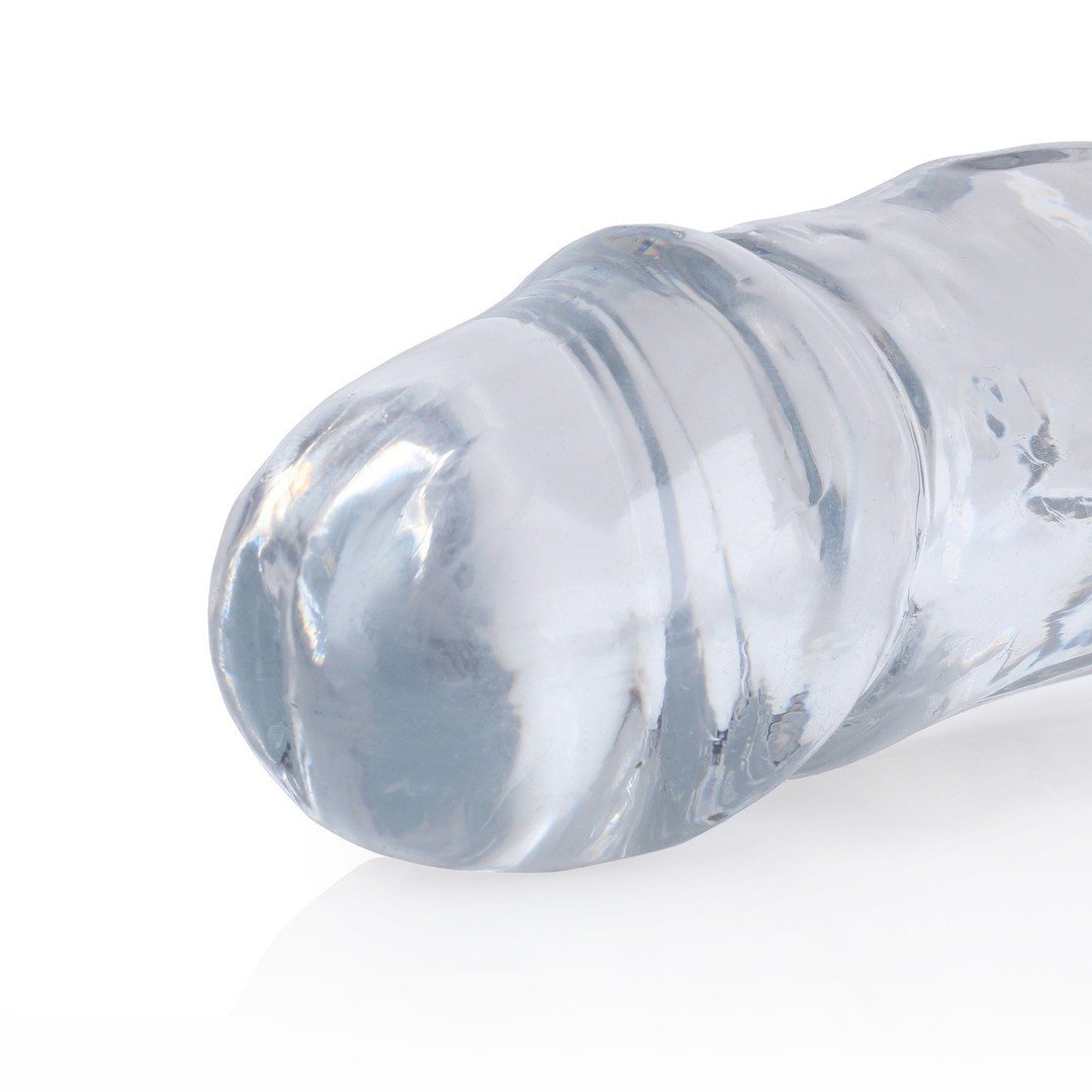 DILDO DUPLO CRYSTAL CLEAR 18 /45 CM TRANSPARENTE REALROCK - Image 4