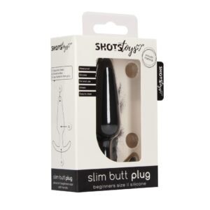 PLUG ANAL SLIM BEGINNER PRETO SHOTS TOYS