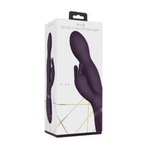 VIBRADOR NIVA ROTATING RABBIT ROXO VIVE