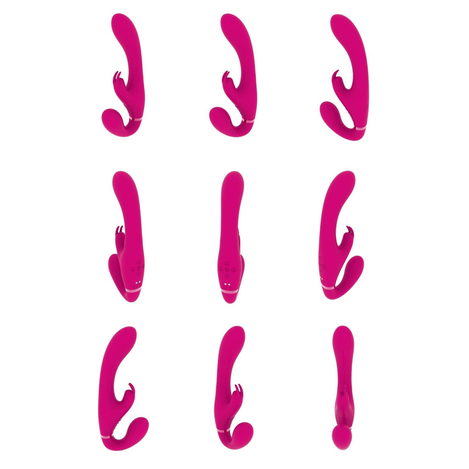 STRAP-ON SEM ARNÊS SUKI VIBRATING RABBIT ROSA VIVE - Image 6