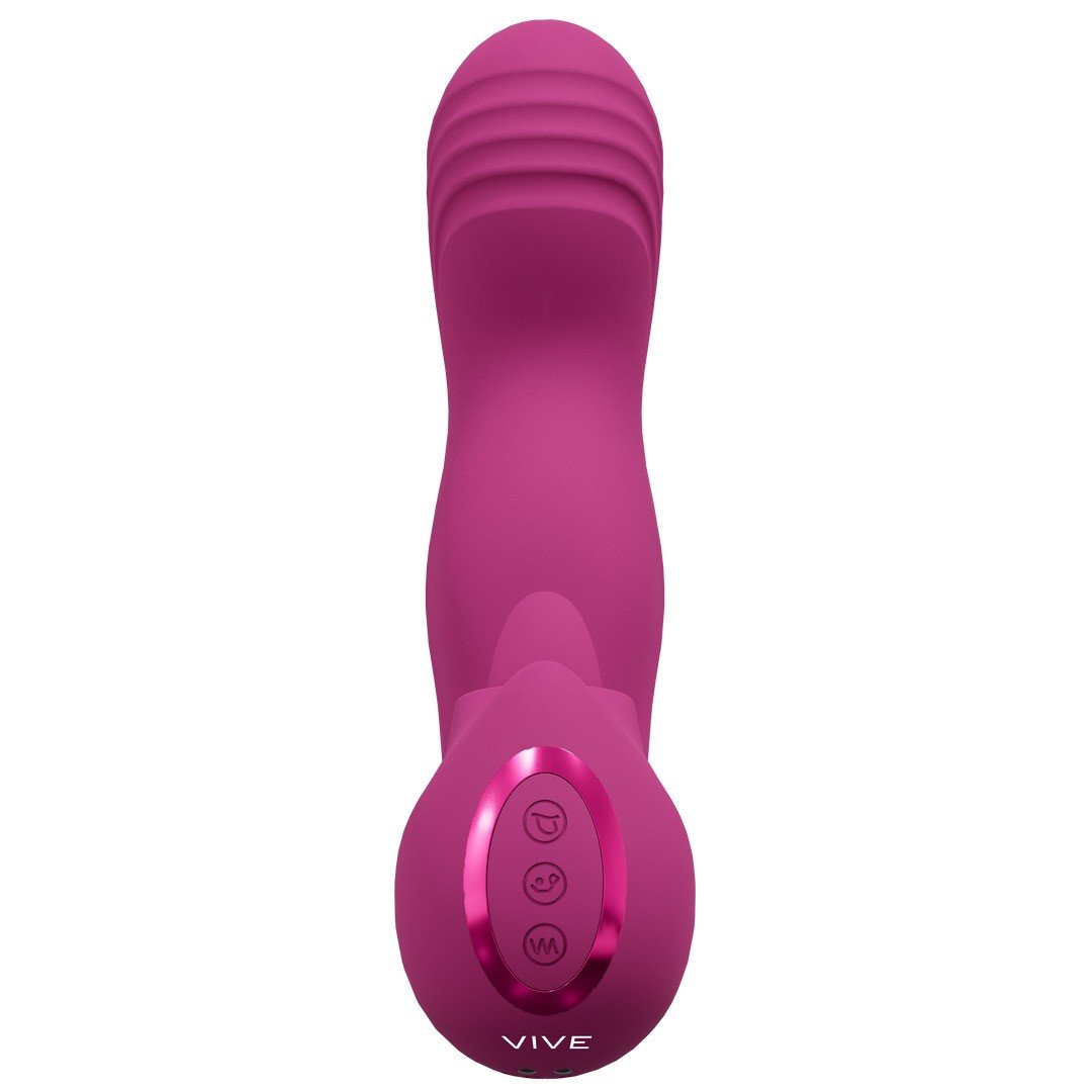 VIBRADOR YUMI FINGER MOTION AND FLICKERING TONGUE ROSA VIVE - Image 4