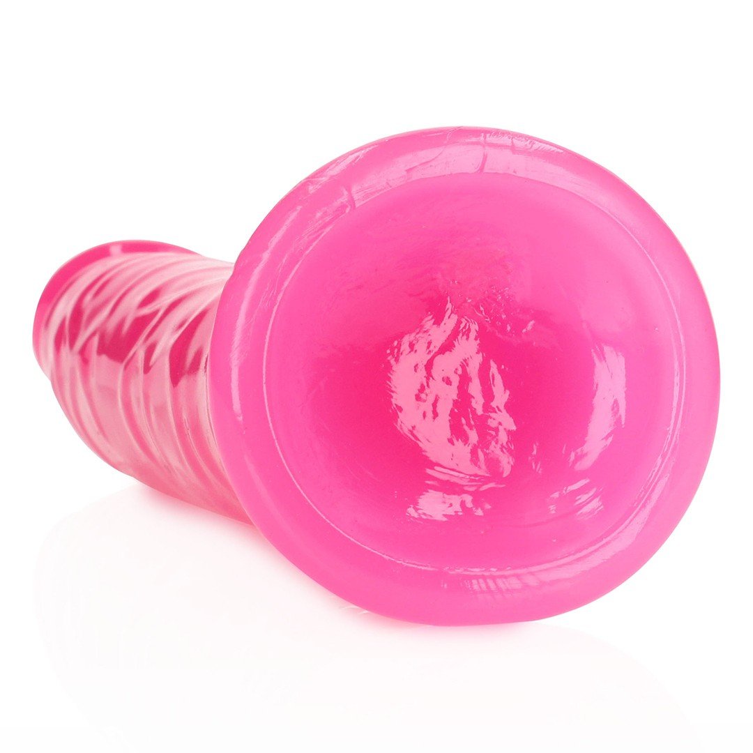 DILDO SLIM REALISTIC GLOW IN THE DARK 9'' / 22,5 CM ROSA REALROCK 5 DILDO SLIM REALISTIC GLOW IN THE DARK 9'' / 22,5 CM ROSA REALROCK - Image 5