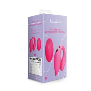 VIBRADOR DE CASAL COM COMANDO WILD STRAWBERRY LOVELINE