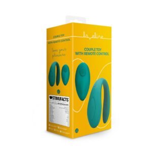 VIBRADOR DE CASAL COM COMANDO BIMINI BLUE LOVELINE