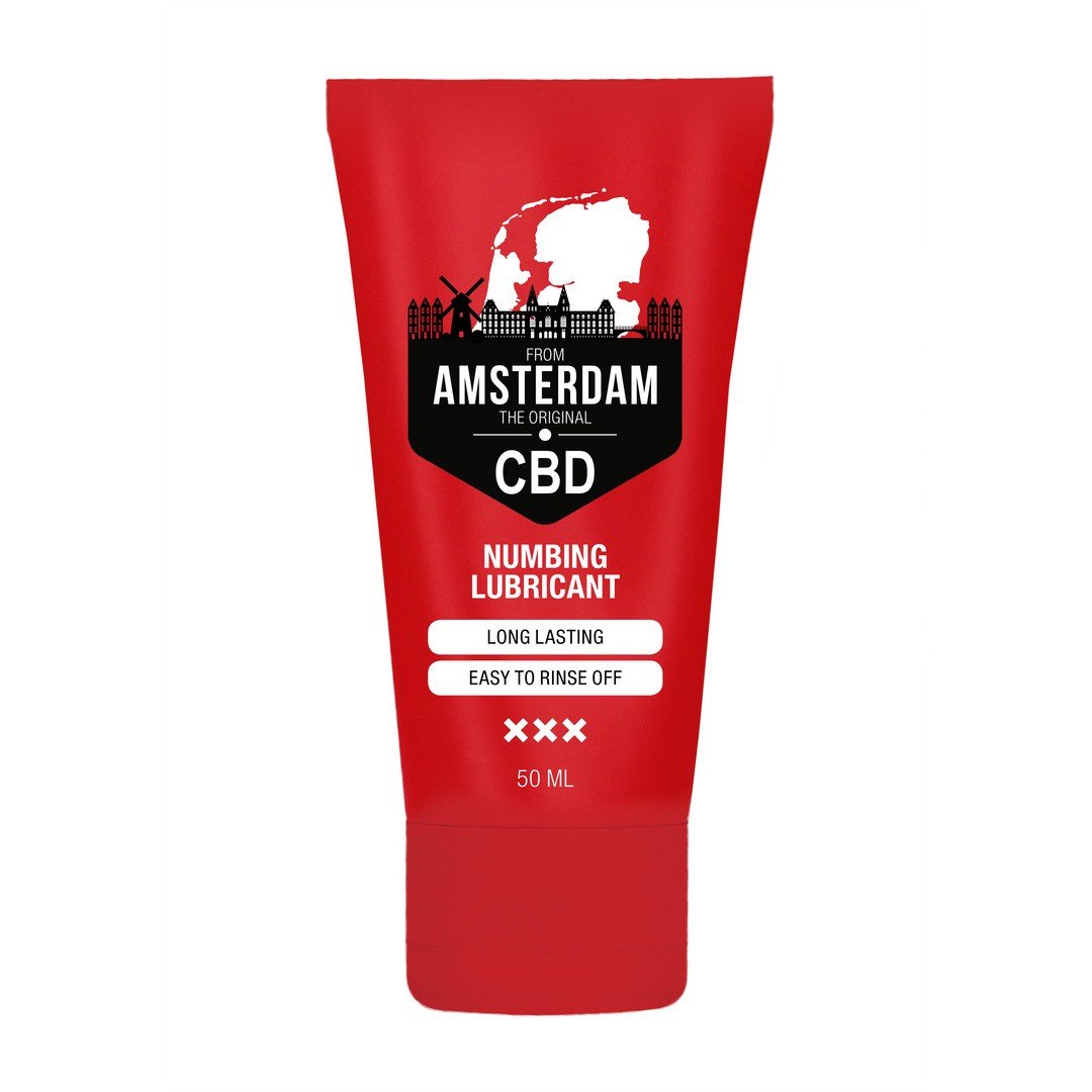 LUBRIFICANTE ANESTESIANTE À BASE DE ÁGUA ORIGINAL CBD FROM AMSTERDAM 2 FL OZ 50 ML PHARMQUESTS