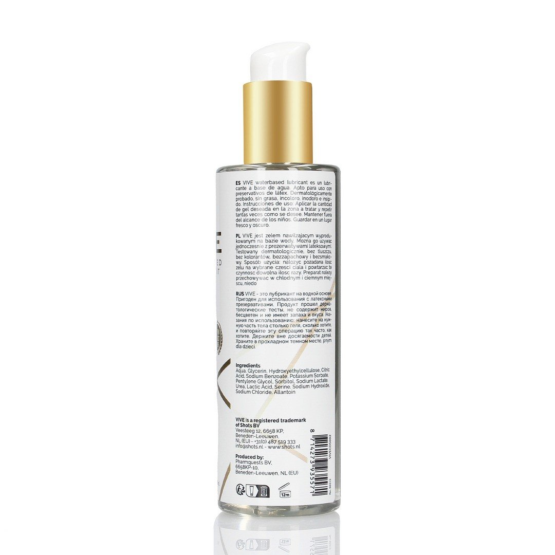 LUBRIFICANTE À BASE DE ÁGUA 6.76 FL OZ 200 ML VIVE