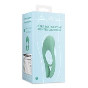 ANEL PARA O PÉNIS ULTRA SOFT SILICONE POINTED BLUE GRASS LOVELINE