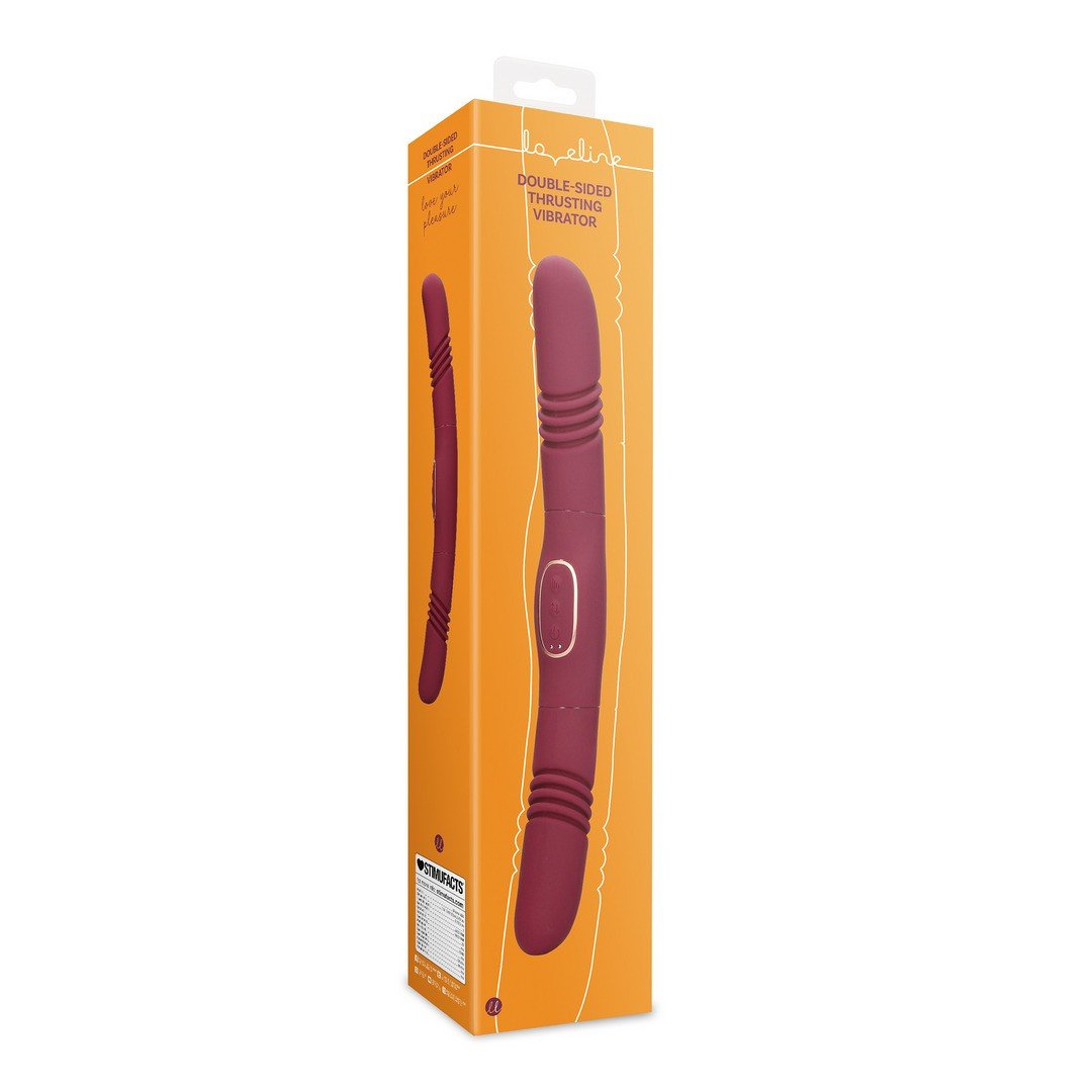 VIBRADOR DOUBLE-SIDED THRUSTING MERLOT GRAPE LOVELINE 1 VIBRADOR DOUBLE-SIDED THRUSTING MERLOT GRAPE LOVELINE