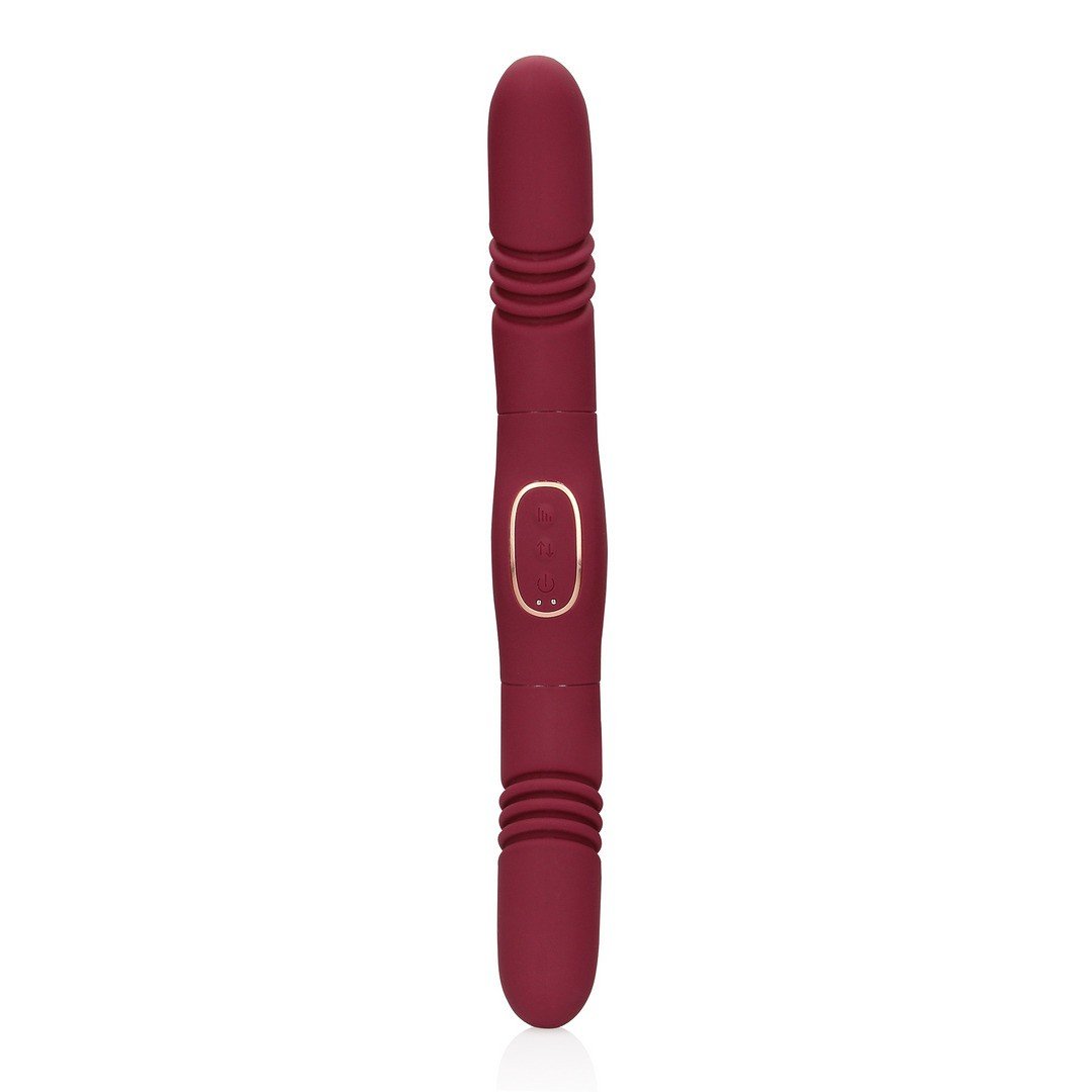 VIBRADOR DOUBLE-SIDED THRUSTING MERLOT GRAPE LOVELINE 5 VIBRADOR DOUBLE-SIDED THRUSTING MERLOT GRAPE LOVELINE - Image 5