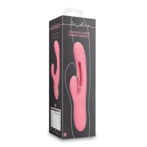 VIBRADOR FLAPPING G-SPOT RABBIT PINK ARABESQUE LOVELINE