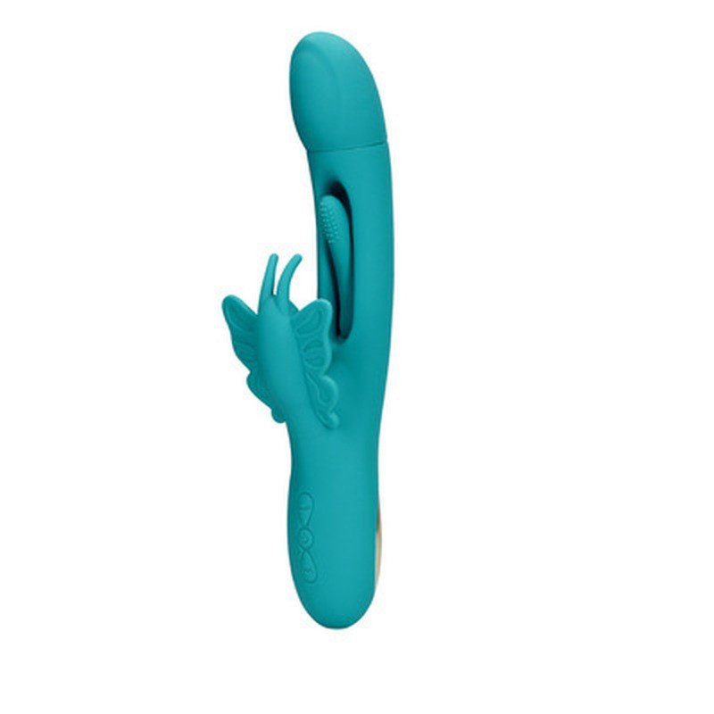 VIBRADOR BUTTERFLY FLAPPING G-SPOT PEACOCK BLUE LOVELINE 7 VIBRADOR BUTTERFLY FLAPPING G-SPOT PEACOCK BLUE LOVELINE - Image 7