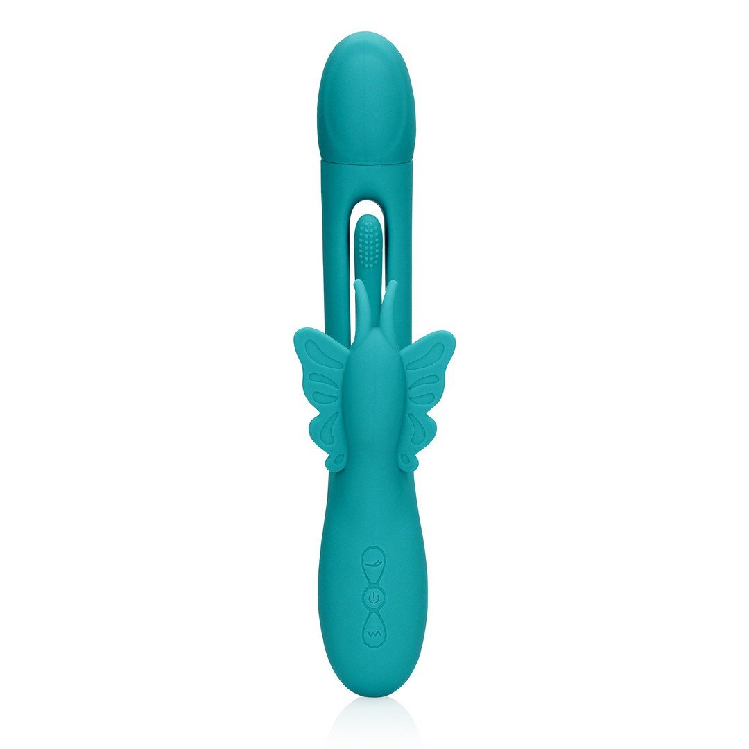 VIBRADOR BUTTERFLY FLAPPING G-SPOT PEACOCK BLUE LOVELINE 5 VIBRADOR BUTTERFLY FLAPPING G-SPOT PEACOCK BLUE LOVELINE - Image 5