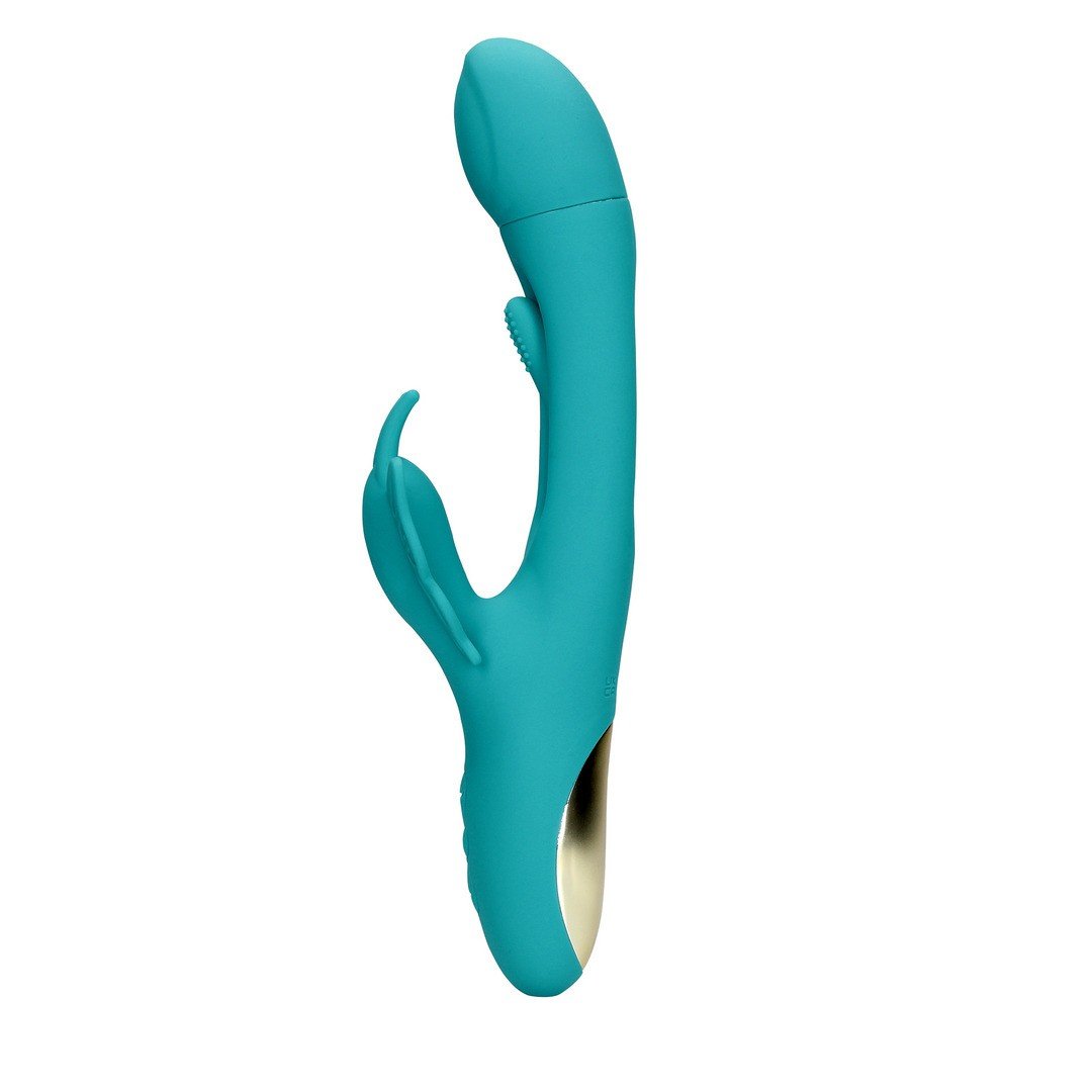 VIBRADOR BUTTERFLY FLAPPING G-SPOT PEACOCK BLUE LOVELINE 6 VIBRADOR BUTTERFLY FLAPPING G-SPOT PEACOCK BLUE LOVELINE - Image 6