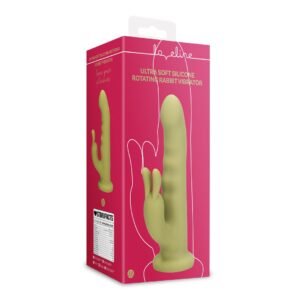 VIBRADOR RABBIT ULTRA SOFT SILICONE ROTATING SPRING SAGE LOVELINE