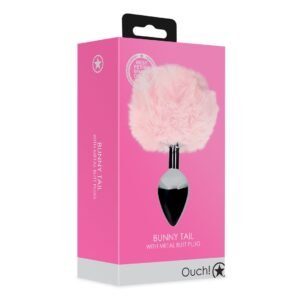 PLUG ANAL COM CAUDA DE COELHO ROSA OUCH!
