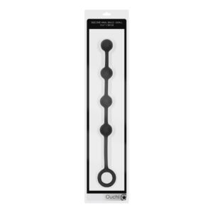 BOLAS ANAIS EM SILICONE SMALL OUCH! PRETAS