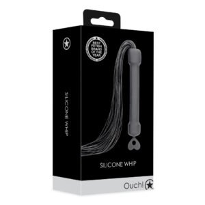 CHICOTE EM SILICONE PRETO OUCH!