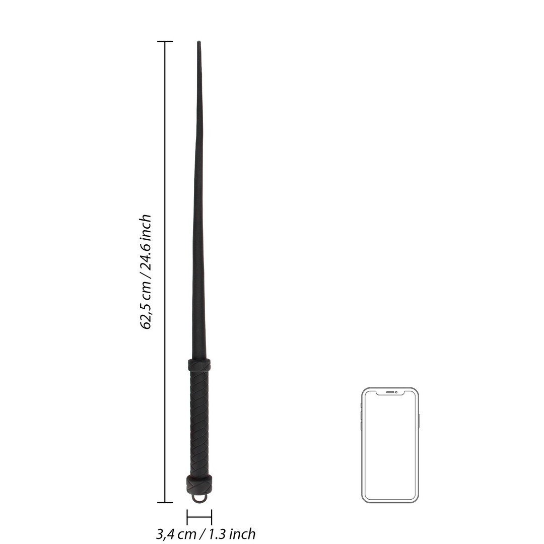 CHICOTE EM SILICONE TAIL WHIP PRETO OUCH! - Image 6