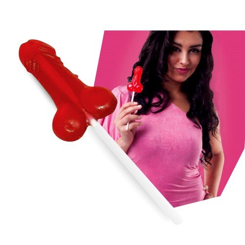 CHUPA-CHUPA DE GOMA EM FORMA DE PÉNIS SECRET PLAY