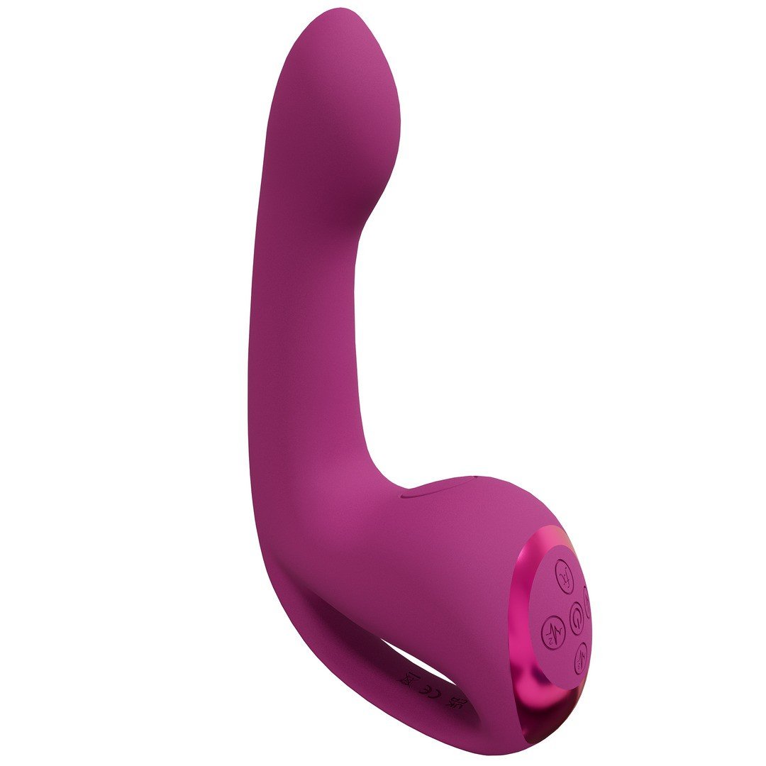 VIBRADOR RIKO COM MOTOR TRIPLO PULSE WAVE STIMULATOR ROSA VIVE - Image 6