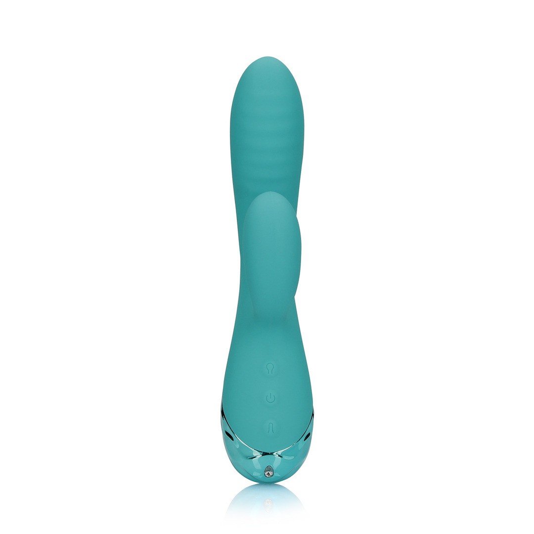 VIBRADOR COELHO INSUFLÁVEL PEACOCK BLUE LOVELINE 5 VIBRADOR COELHO INSUFLÁVEL PEACOCK BLUE LOVELINE - Image 5