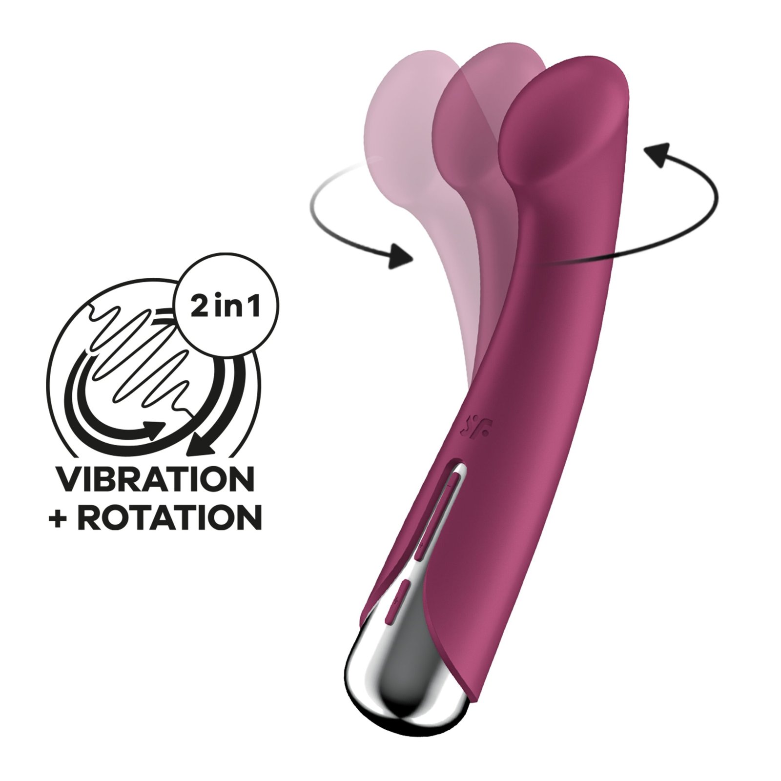VIBRADOR SPINNING G-SPOT 1 VERMELHO SATISFYER - Image 8