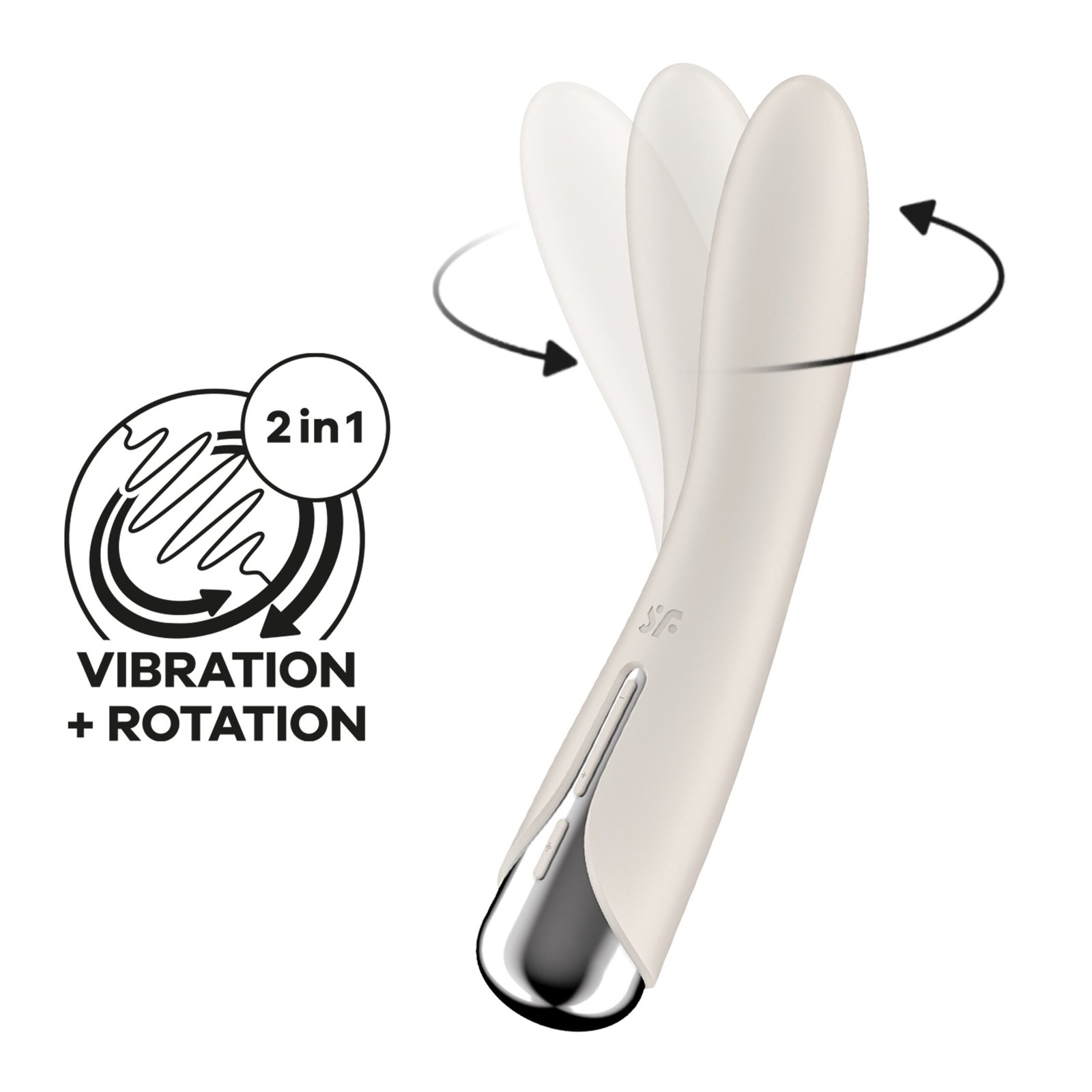 VIBRADOR SPINNING VIBE 1 BEGE SATISFYER - Image 8