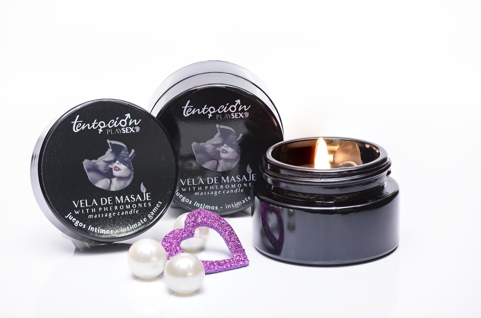 VELA COM FEROMONAS AROMA JOGOS ÍNTIMOS 20ML TENTACIÓN PLAY SEX 1 VELA COM FEROMONAS AROMA JOGOS ÍNTIMOS 20ML TENTACIÓN PLAY SEX