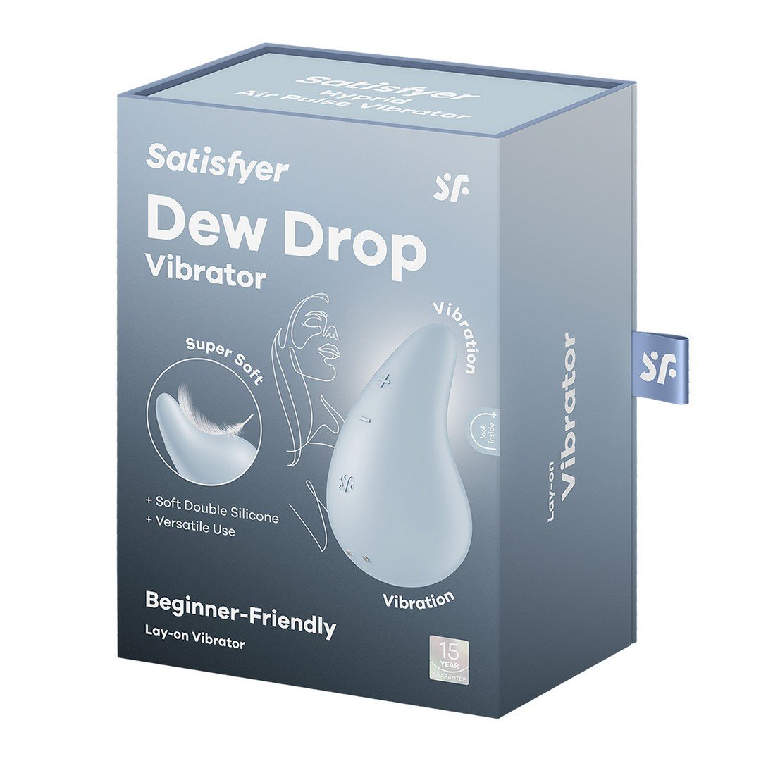 ESTIMULADOR DEW DROP AZUL SATISFYER 1 ESTIMULADOR DEW DROP AZUL SATISFYER
