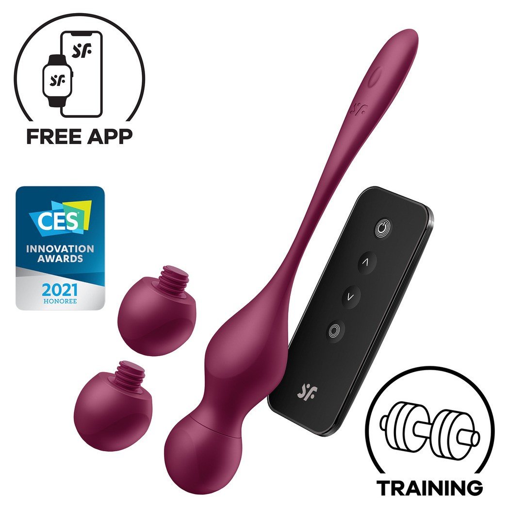 DISPOSITIVO DE TREINO PÉLVICO LOVE BIRDS VARY CONNECT APP PELVIC FLOOR TRAINING VERMELHO SATISFYER 7 DISPOSITIVO DE TREINO PÉLVICO LOVE BIRDS VARY CONNECT APP PELVIC FLOOR TRAINING VERMELHO SATISFYER - Image 7