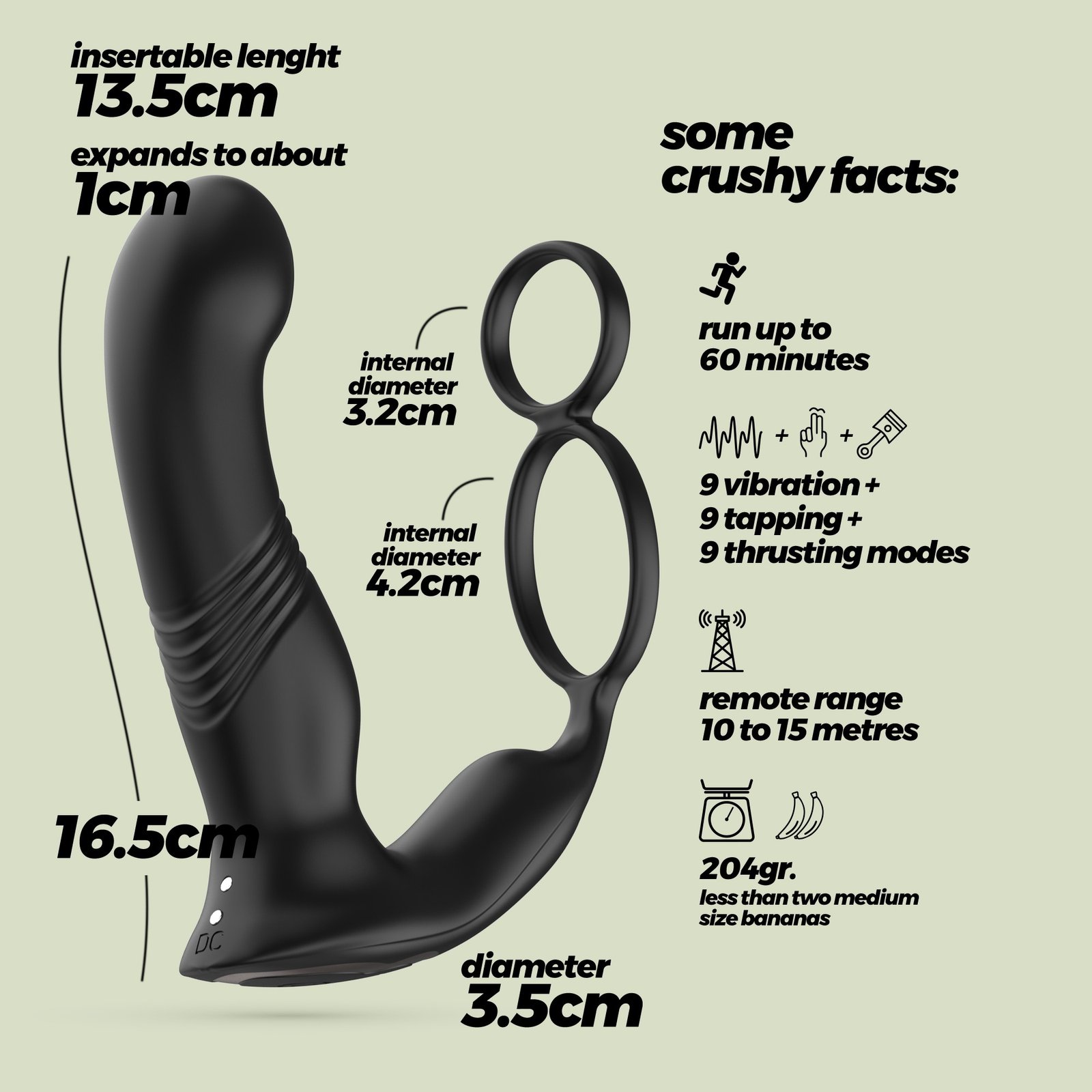 VIBRADOR DE PRÓSTATA COM COMANDO ERIXOS CRUSHIOUS 8 VIBRADOR DE PRÓSTATA COM COMANDO ERIXOS CRUSHIOUS - Image 8