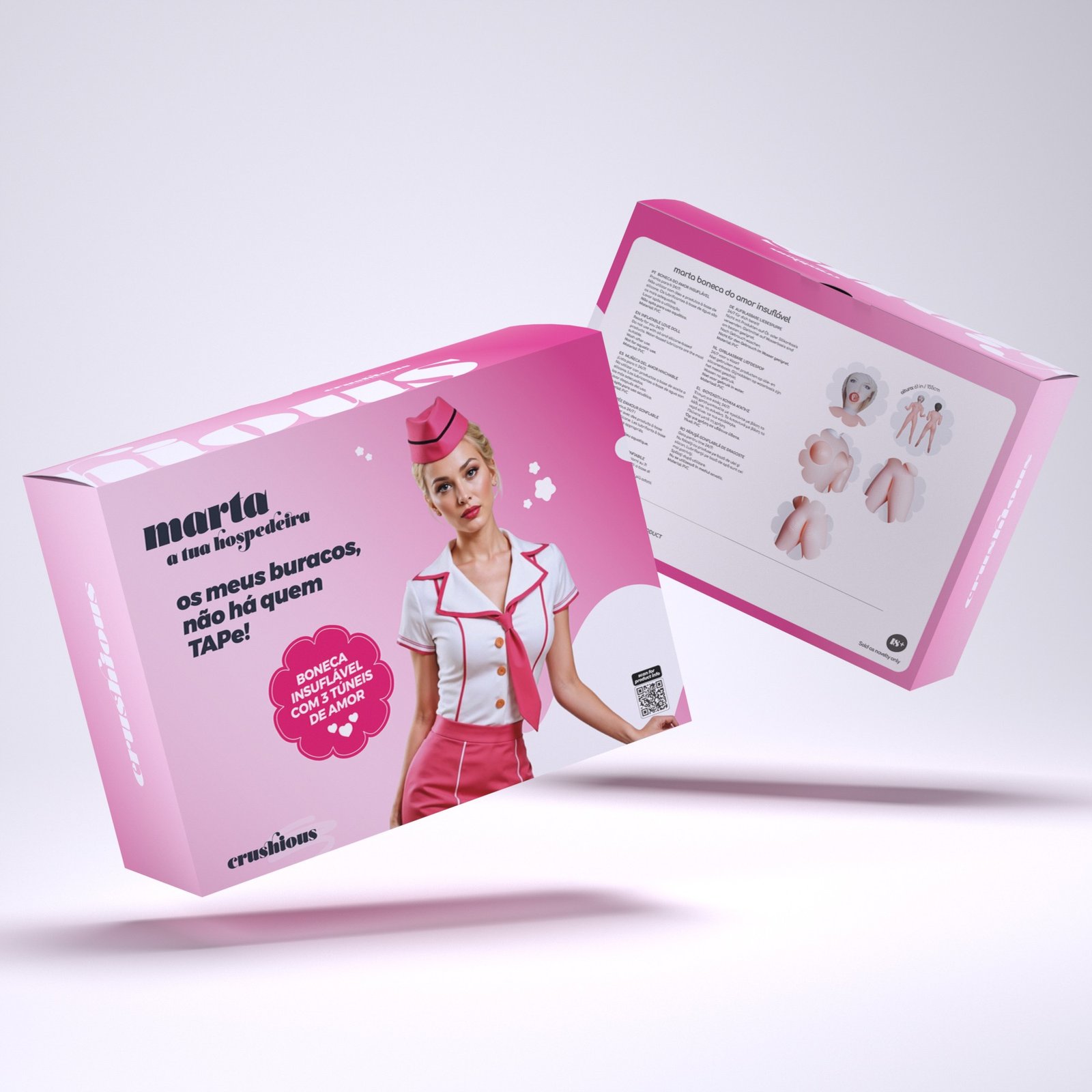 MARTA A HOSPEDEIRA BONECA INSUFLÁVEL LOIRA CRUSHIOUS - Image 9