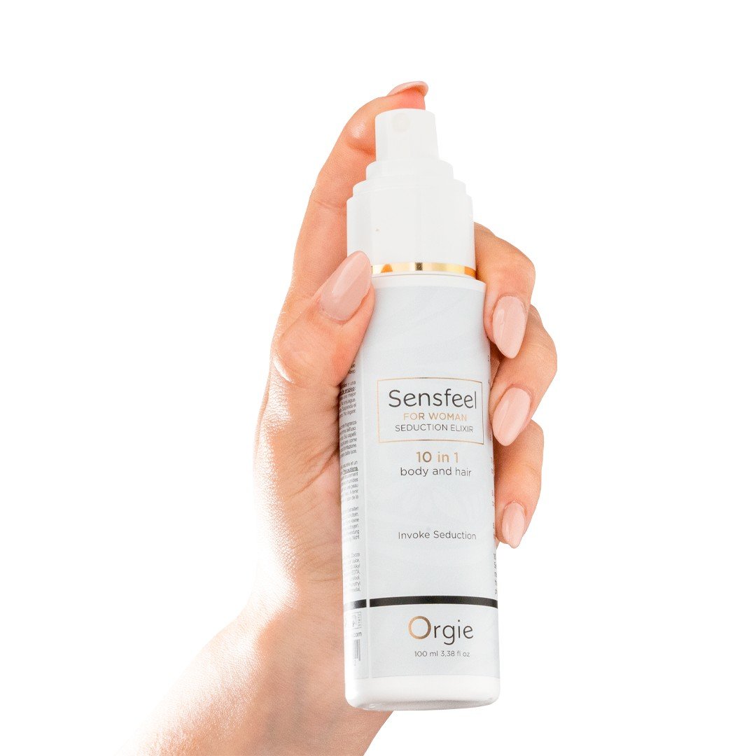 LOÇÃO 10 EM 1 PARA CORPO E CABELO COM FEROMONAS SENSFEEL FOR WOMAN 100ML ORGIE 4 LOÇÃO 10 EM 1 PARA CORPO E CABELO COM FEROMONAS SENSFEEL FOR WOMAN 100ML ORGIE - Image 4