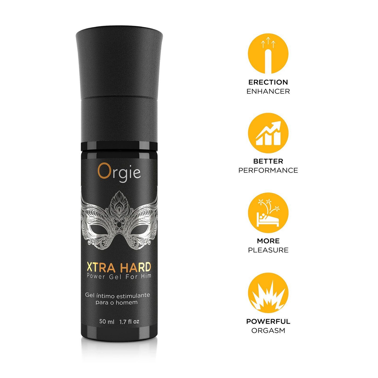 GEL ESTIMULANTE XTRA HARD POWER FOR MEN 30ML ORGIE 3 GEL ESTIMULANTE XTRA HARD POWER FOR MEN 30ML ORGIE - Image 3