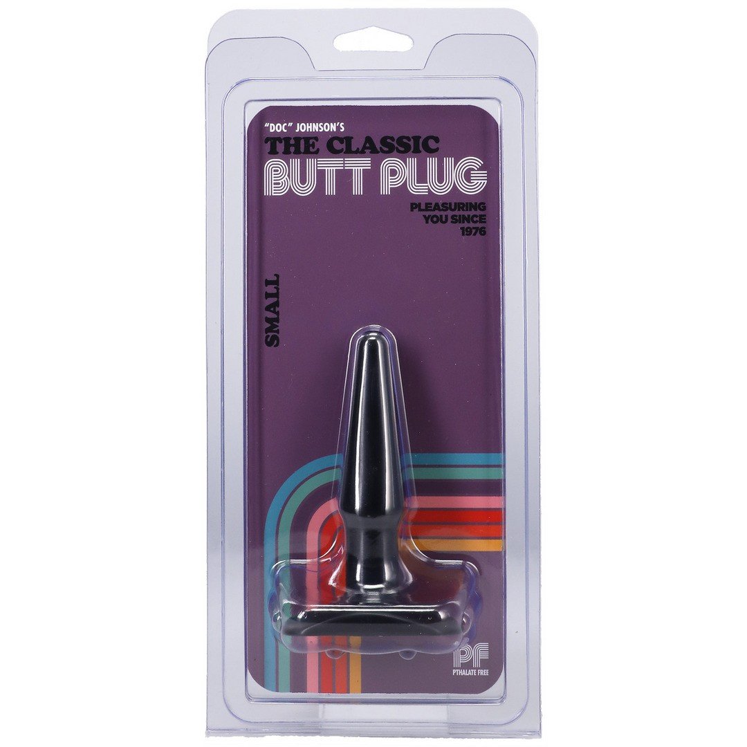 PLUG ANAL DOC JOHNSON CLASSIC BUTT PLUG PRETO SMALL 12 PLUG ANAL DOC JOHNSON CLASSIC BUTT PLUG PRETO SMALL