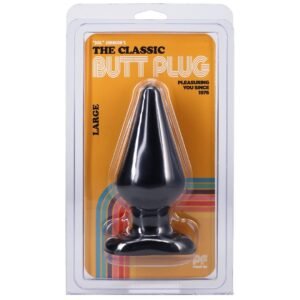 PLUG ANAL DOC JOHNSON CLASSIC BUTT PLUG PRETO LARGE