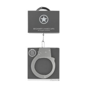 ALGEMAS EM METAL BEGINNER'S HANDCUFFS PRATEADAS