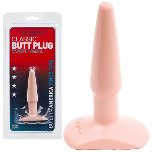 PLUG ANAL DOC JOHNSON CLASSIC BUTT PLUG FLESH SMALL 9 PLUG ANAL DOC JOHNSON CLASSIC BUTT PLUG FLESH SMALL