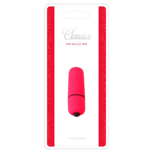 MINI BALA VIBRATÓRIA BULLET VERMELHA
