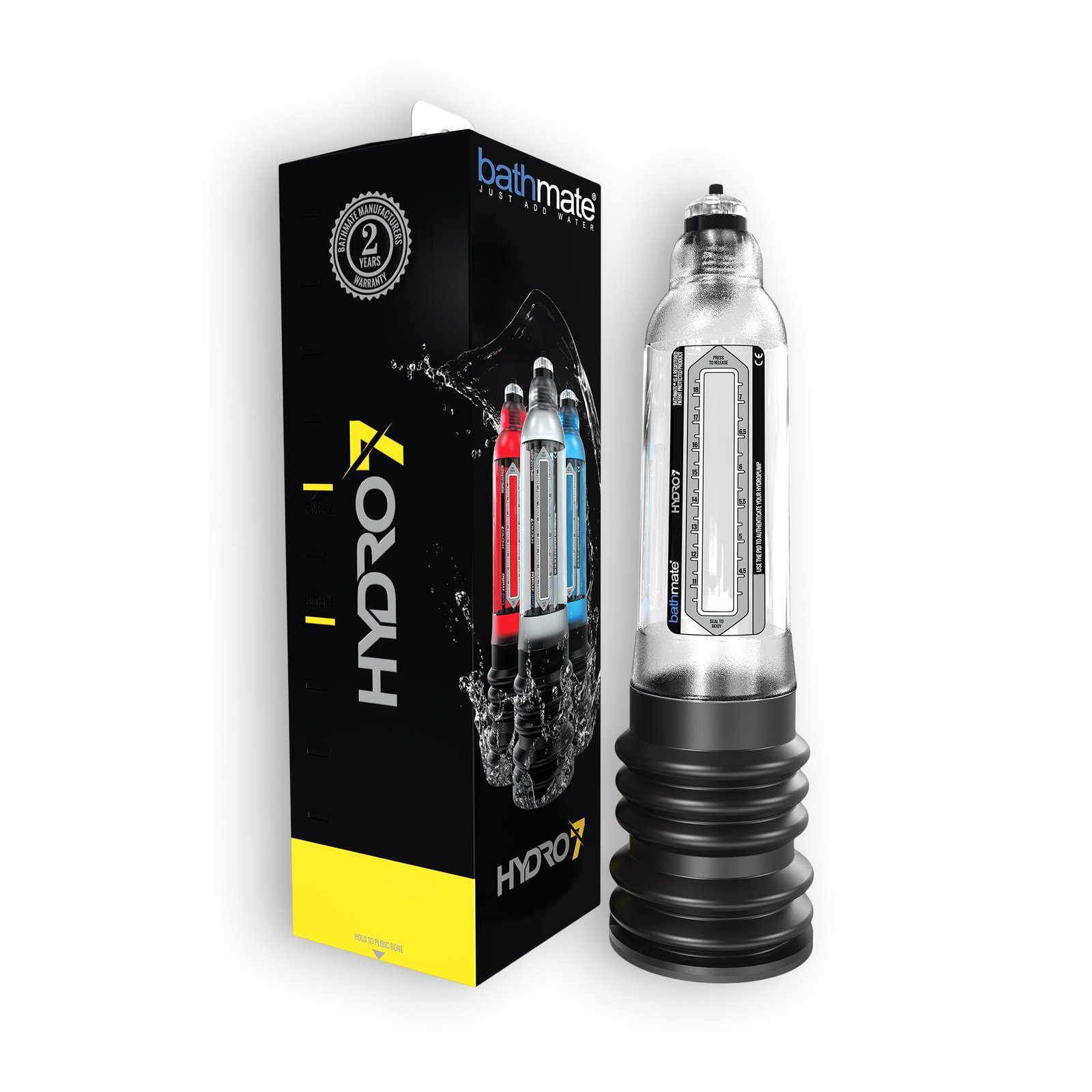 BOMBA PARA O PÉNIS BATHMATE HYDRO 7 HYDRO PUMP TRANSPARENTE - Image 3