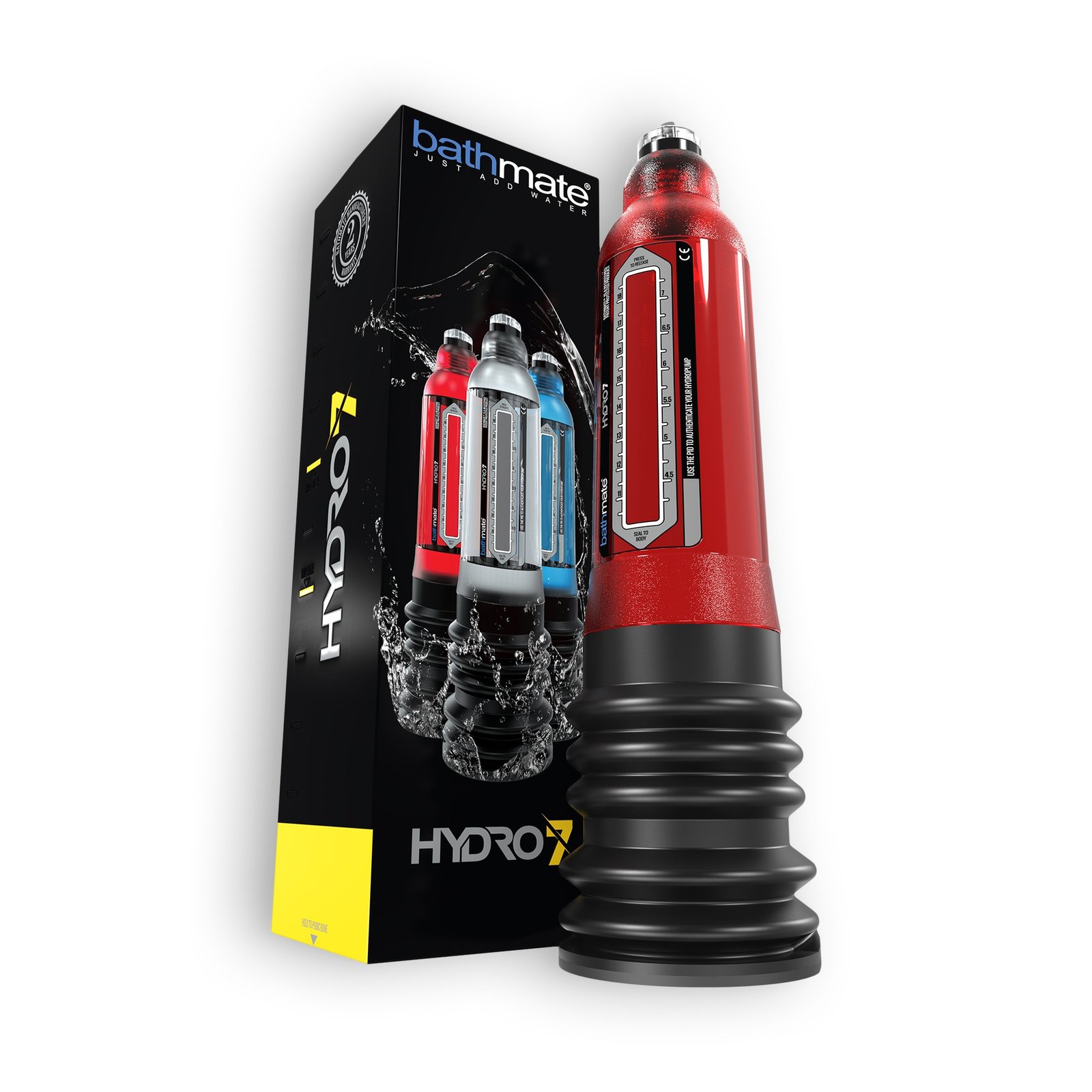 BOMBA PARA O PÉNIS BATHMATE HYDRO 7 HYDRO PUMP VERMELHA - Image 4