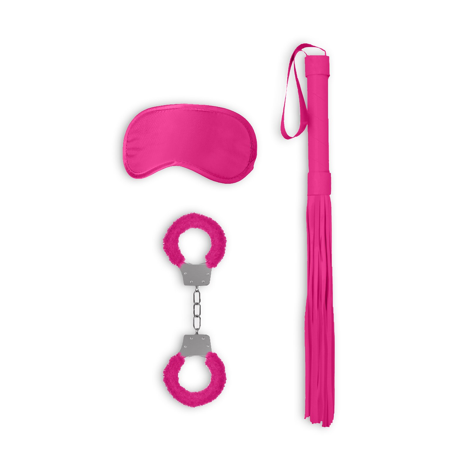 KIT BONDAGE INTRODUTÓRIO 1 ROSA OUCH! 1 KIT BONDAGE INTRODUTÓRIO 1 ROSA OUCH!