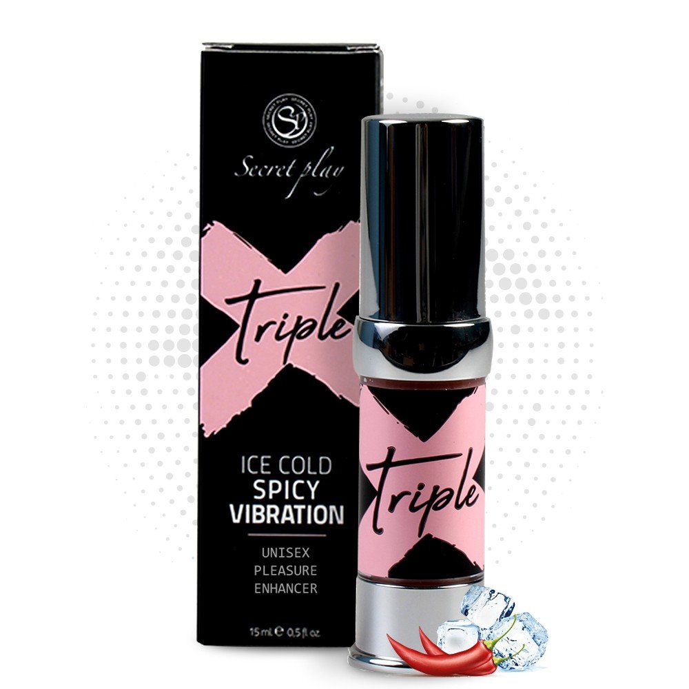 GEL ESTIMULANTE TRIPLE X UNISEXO SECRET PLAY 15ML 5 GEL ESTIMULANTE TRIPLE X UNISEXO SECRET PLAY 15ML