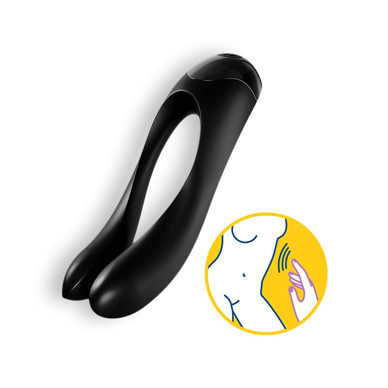 VIBRADOR CANDY CANE SATISFYER PRETO 7 VIBRADOR CANDY CANE SATISFYER PRETO - Image 7